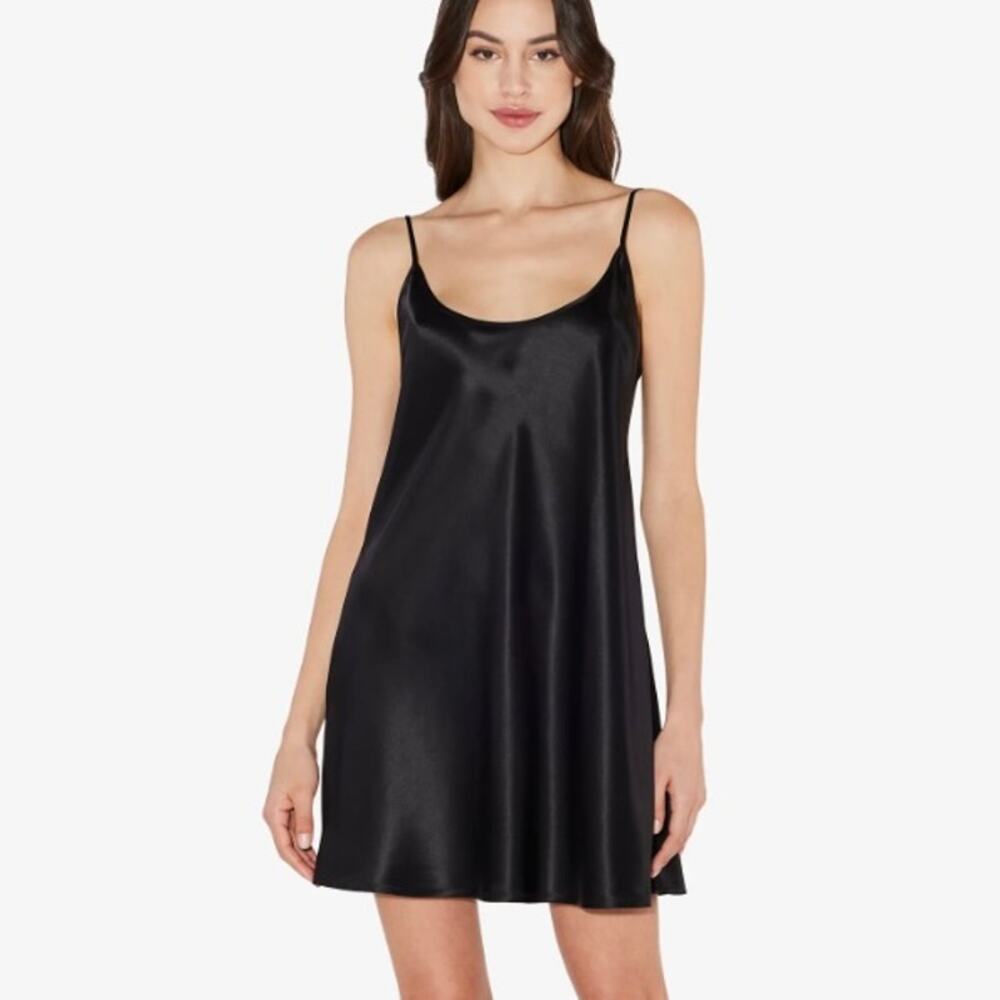 LA PERLA Silk Black Short Nightgown - Slip Dress - Nightie - Size S